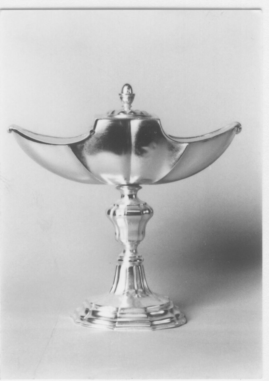 navicella portaincenso di Zanetti G. B - bottega bolognese (sec. XIX)