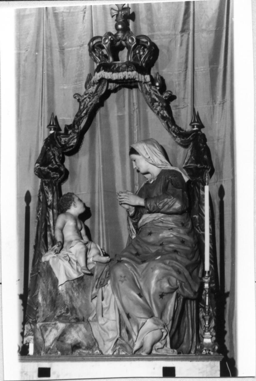 Madonna della Ghiara (gruppo scultoreo) di Forti Fermo (sec. XX)