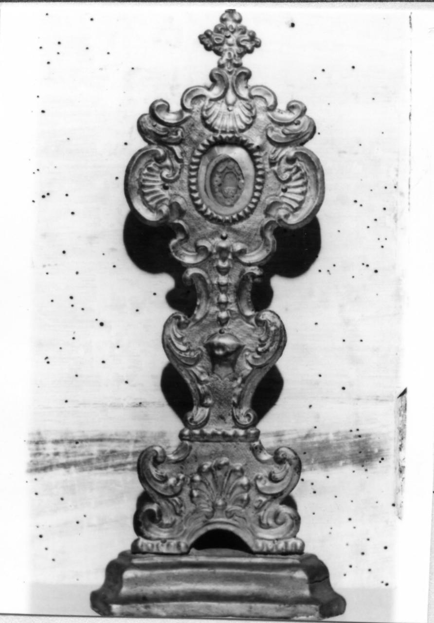 reliquiario - a ostensorio - bottega emiliana (seconda metà sec. XVIII)