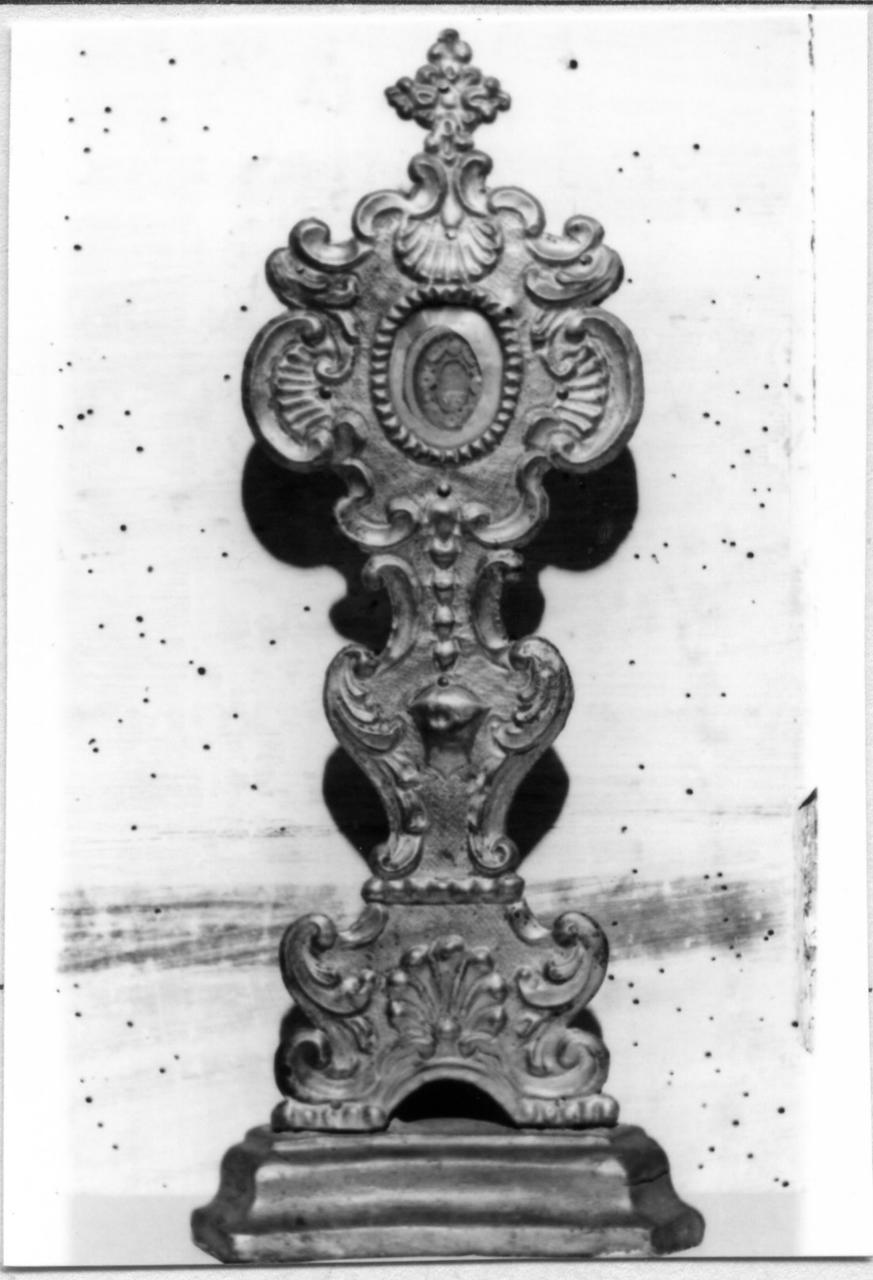 reliquiario - a ostensorio - bottega emiliana (seconda metà sec. XVIII)