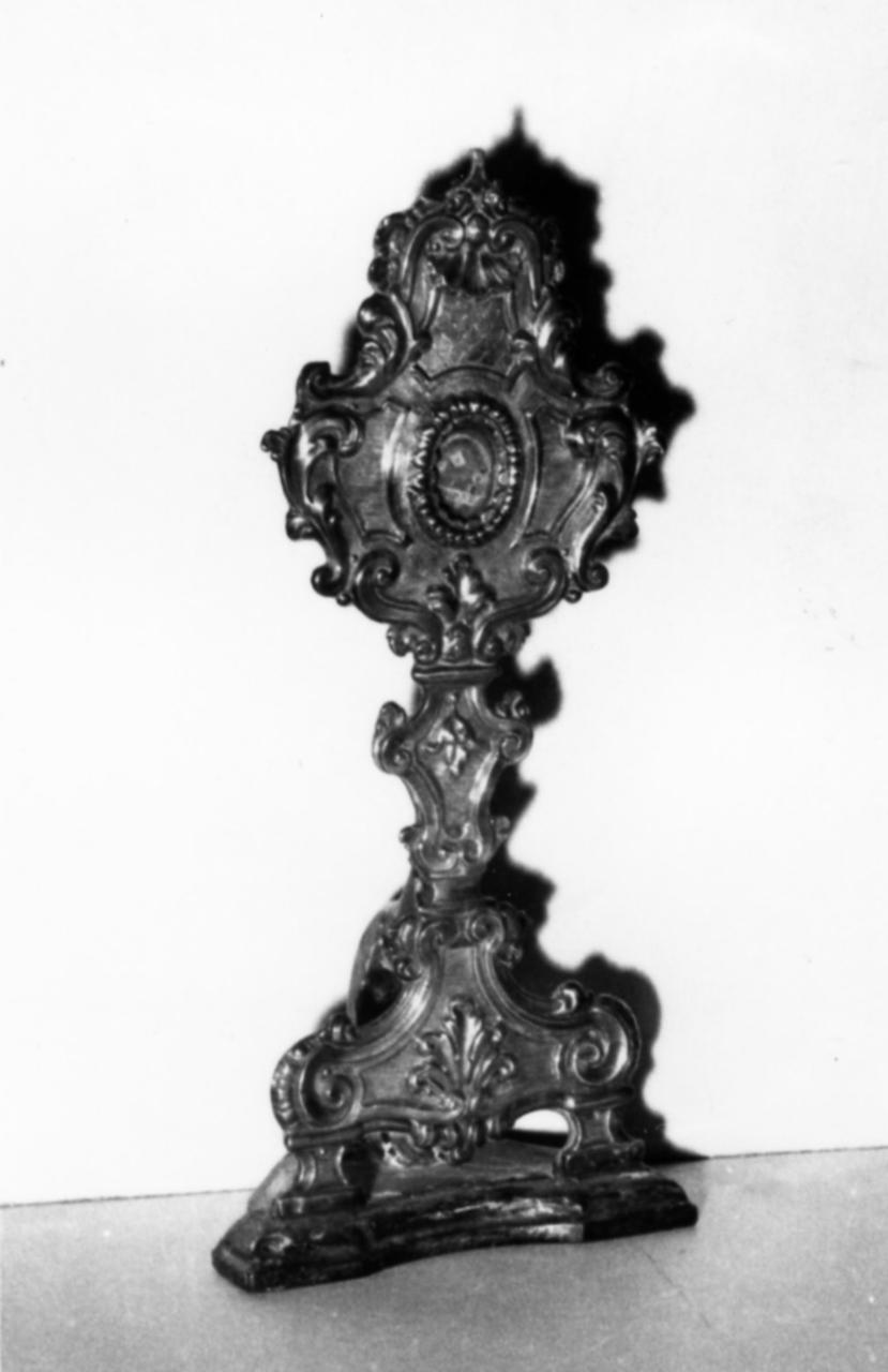 reliquiario - a ostensorio - bottega bolognese (metà sec. XVIII)
