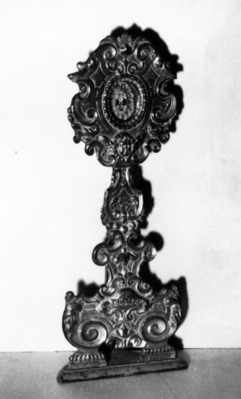 reliquiario - a ostensorio - bottega emiliana (metà sec. XVIII)