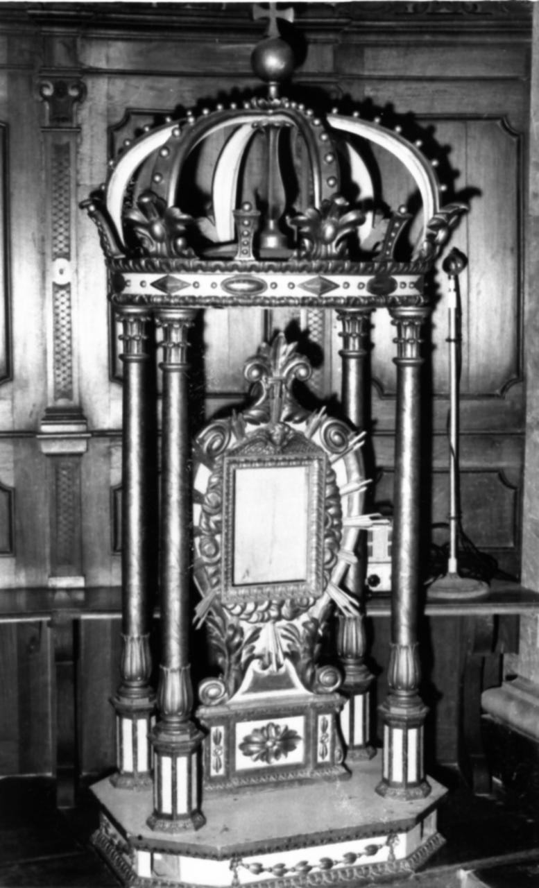 base processionale - bottega modenese (metà sec. XIX)