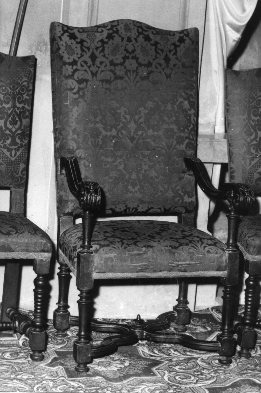 seggiolone - bottega emiliana (prima metà sec. XVIII)