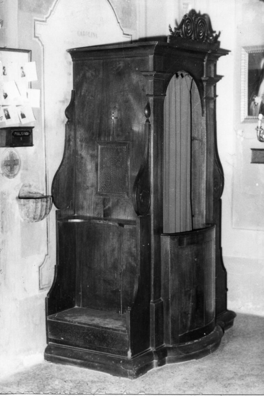 confessionale, serie - bottega modenese (seconda metà sec. XIX)