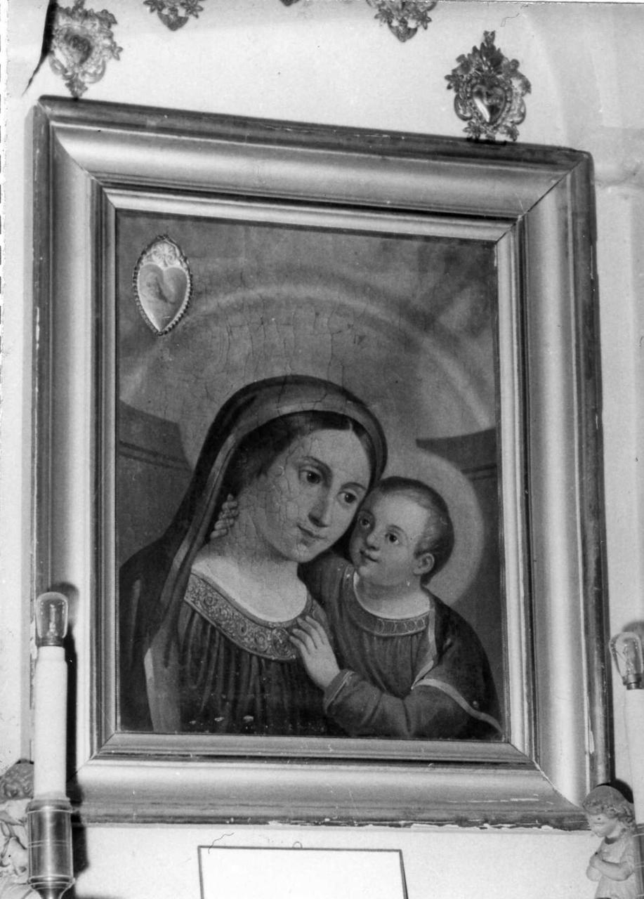 Madonna del Buon Consiglio (dipinto) di Manzini Luigi (maniera) (metà sec. XIX)
