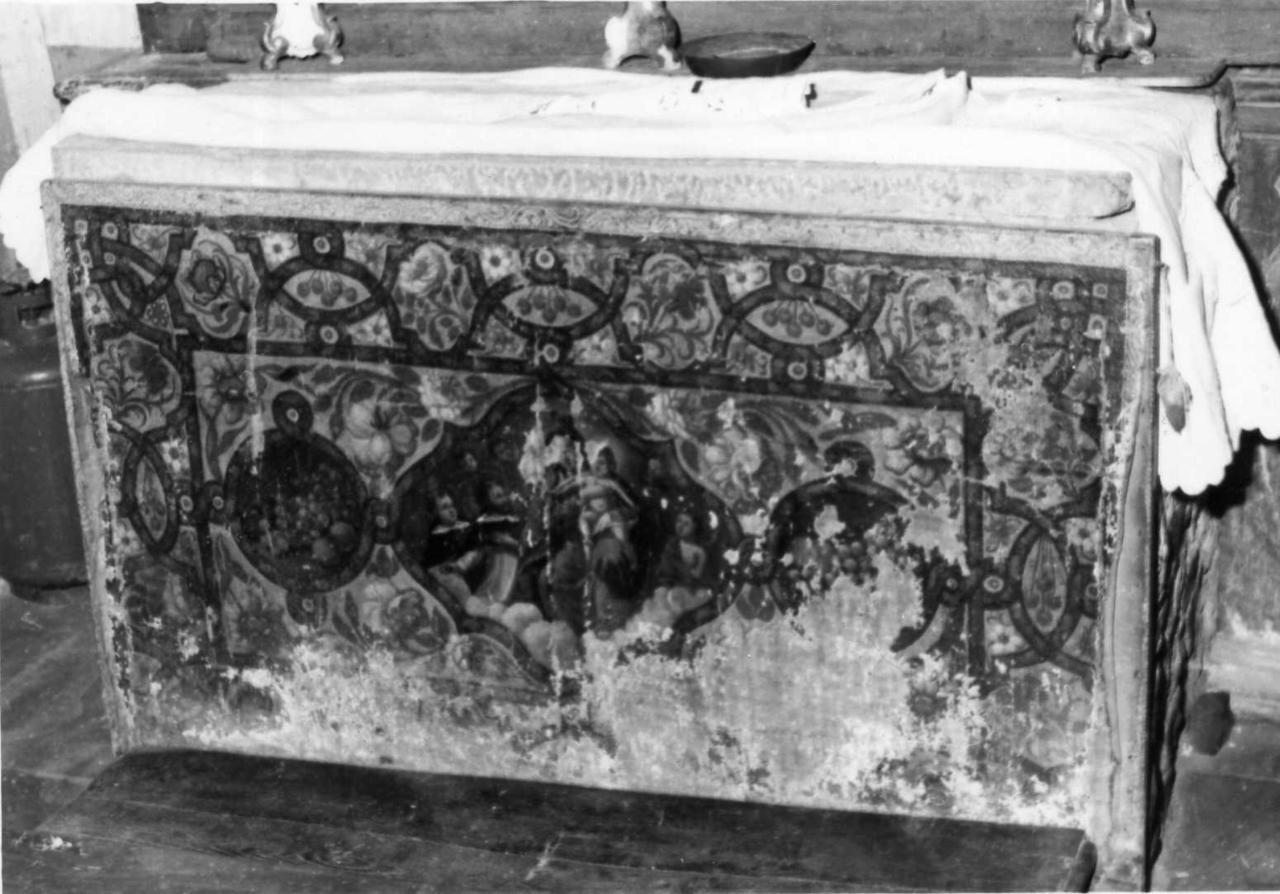 Madonna del Rosario (paliotto) di Chiavelli Giovan Battista (sec. XVIII)