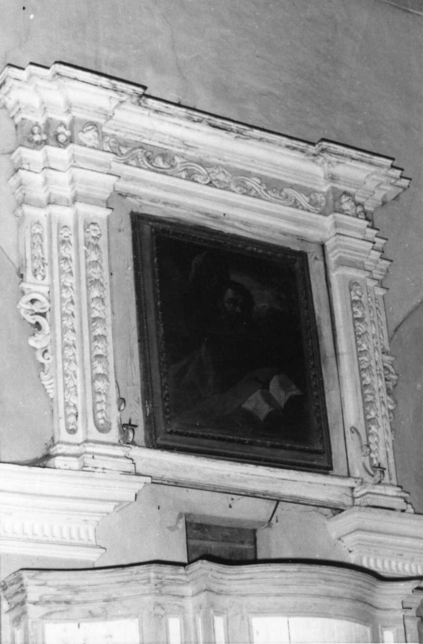 cornice a impostazione architettonica di dipinto, serie - bottega modenese (prima metà sec. XVIII)