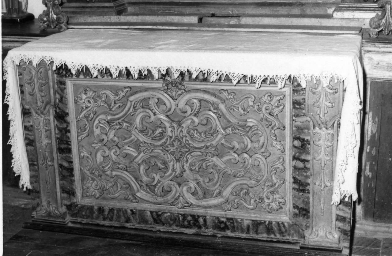 paliotto - bottega modenese (prima metà sec. XVIII)