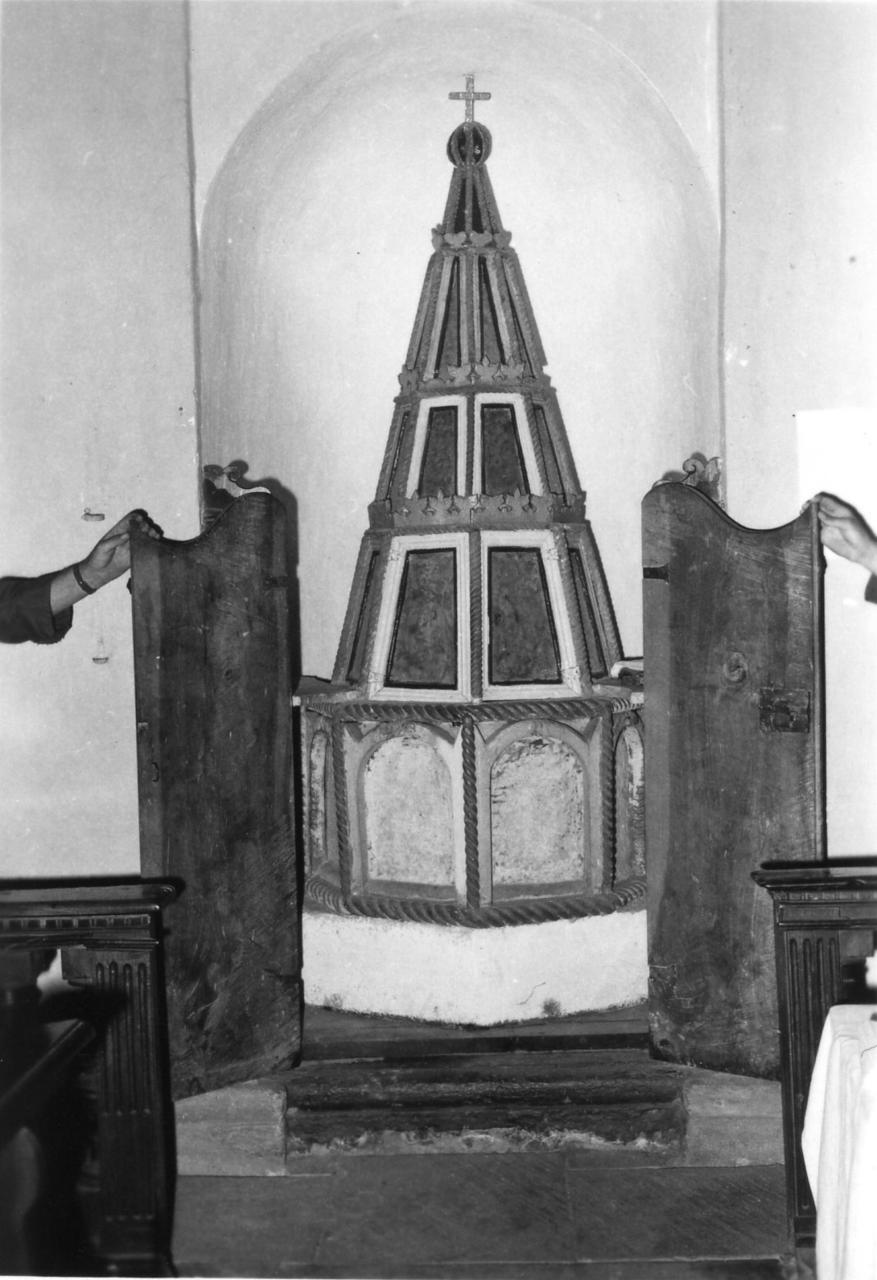 fonte battesimale - bottega modenese (metà sec. XVI)