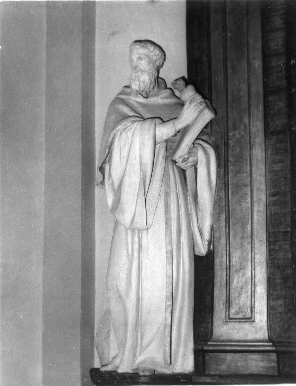 Sant'Agostino (statua) di Putti Massimiliano (seconda metà sec. XIX)