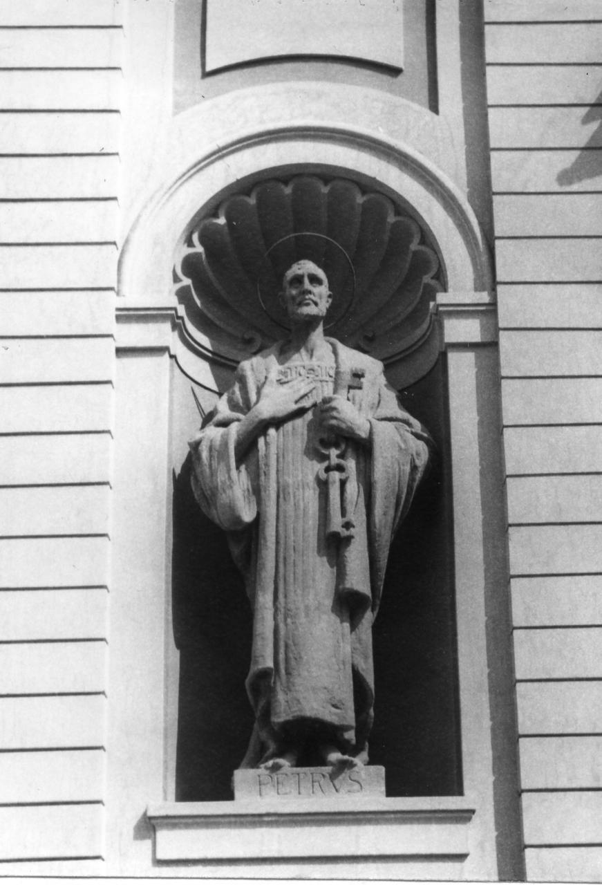 San Pietro Apostolo (statua) di Montaguti Silverio (inizio sec. XX)