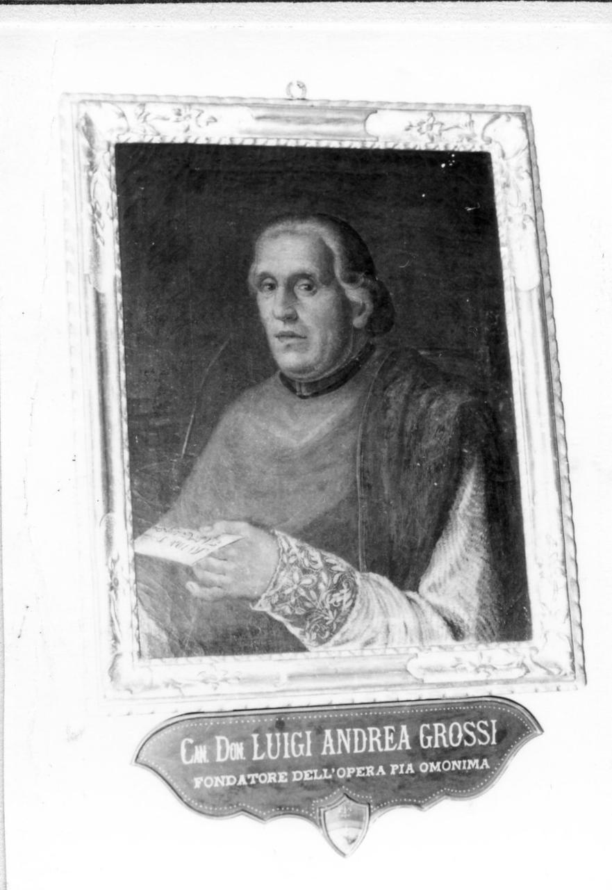 ritratto di ecclesiastico (dipinto) - ambito modenese (seconda metà sec. XVIII)