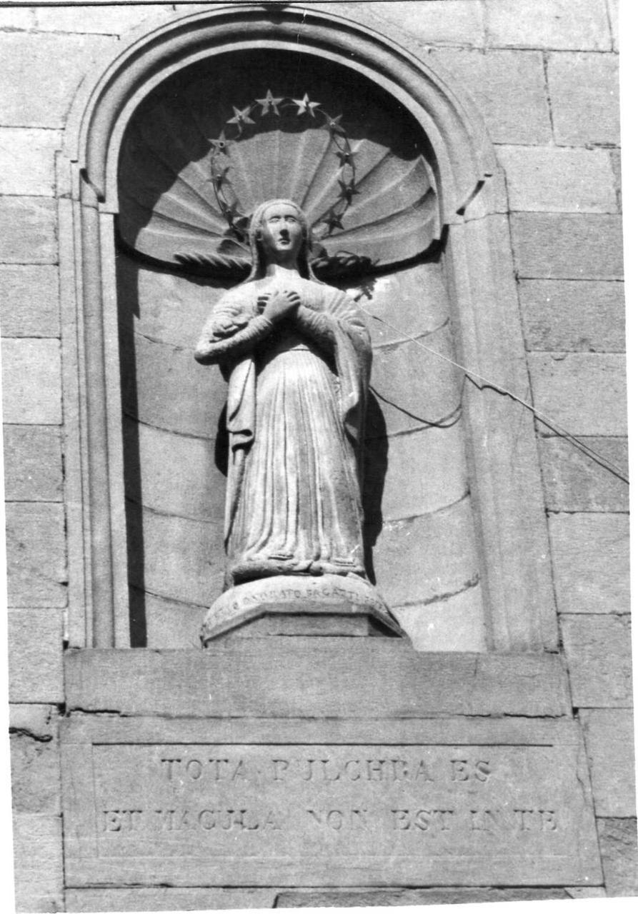 Madonna Immacolata (statua) di Bagatti Onorato (metà sec. XIX)