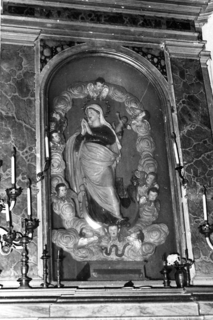 Madonna Immacolata (statua) - manifattura faentina (metà sec. XIX)