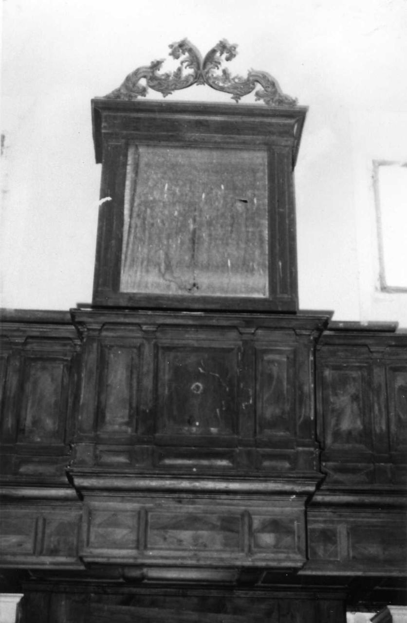 cassa d'organo - bottega modenese (metà, metà sec. XVIII, sec. XIX)