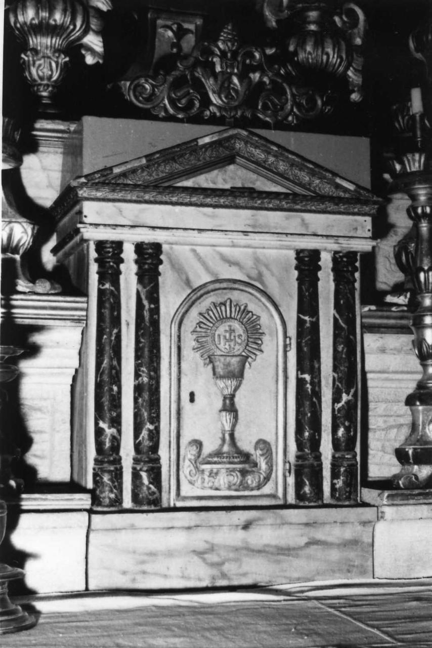 tabernacolo - a tempietto - bottega modenese (metà sec. XIX)