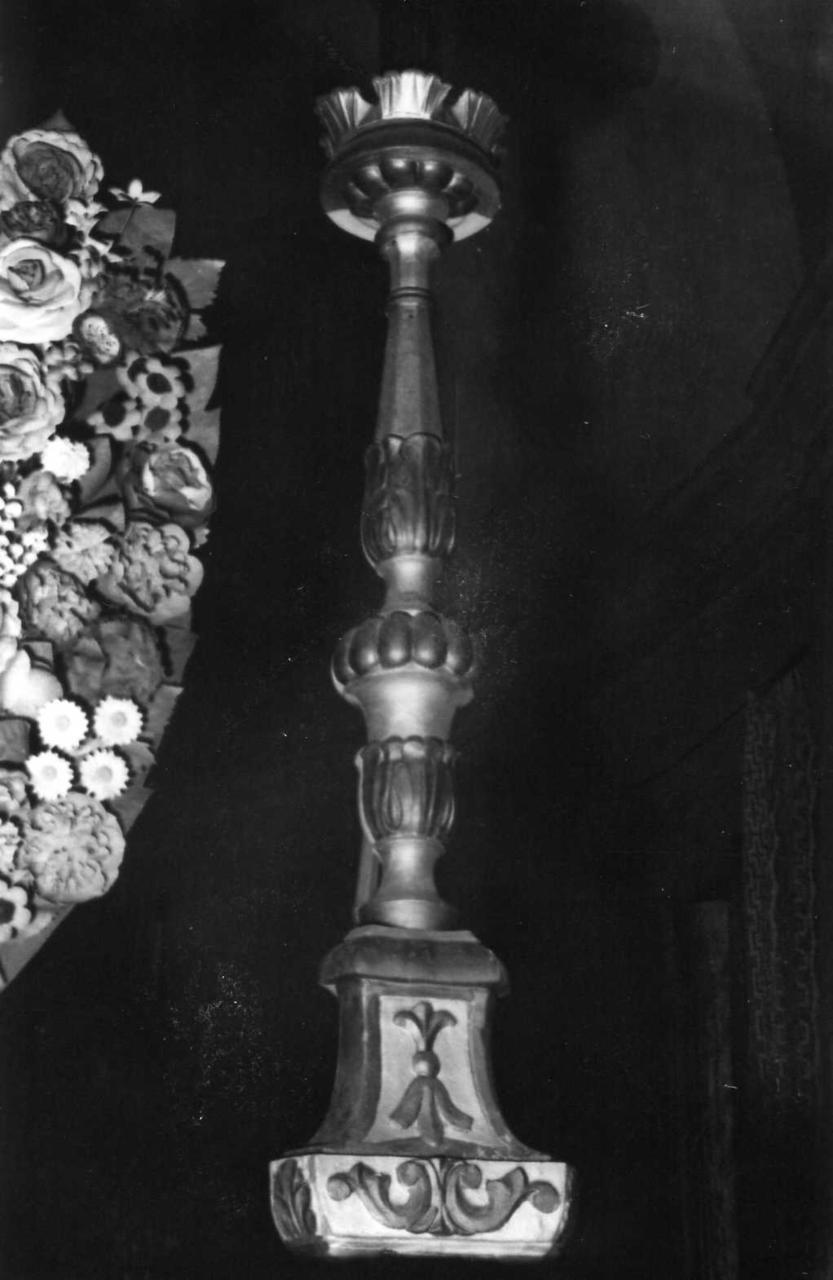 candeliere, serie - bottega modenese (prima metà sec. XIX)