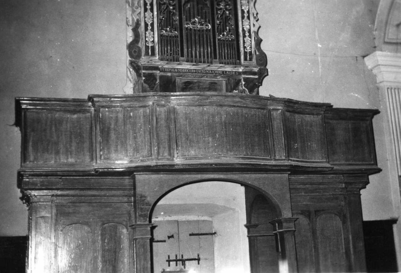 tribuna d'organo - bottega modenese (seconda metà sec. XVIII)