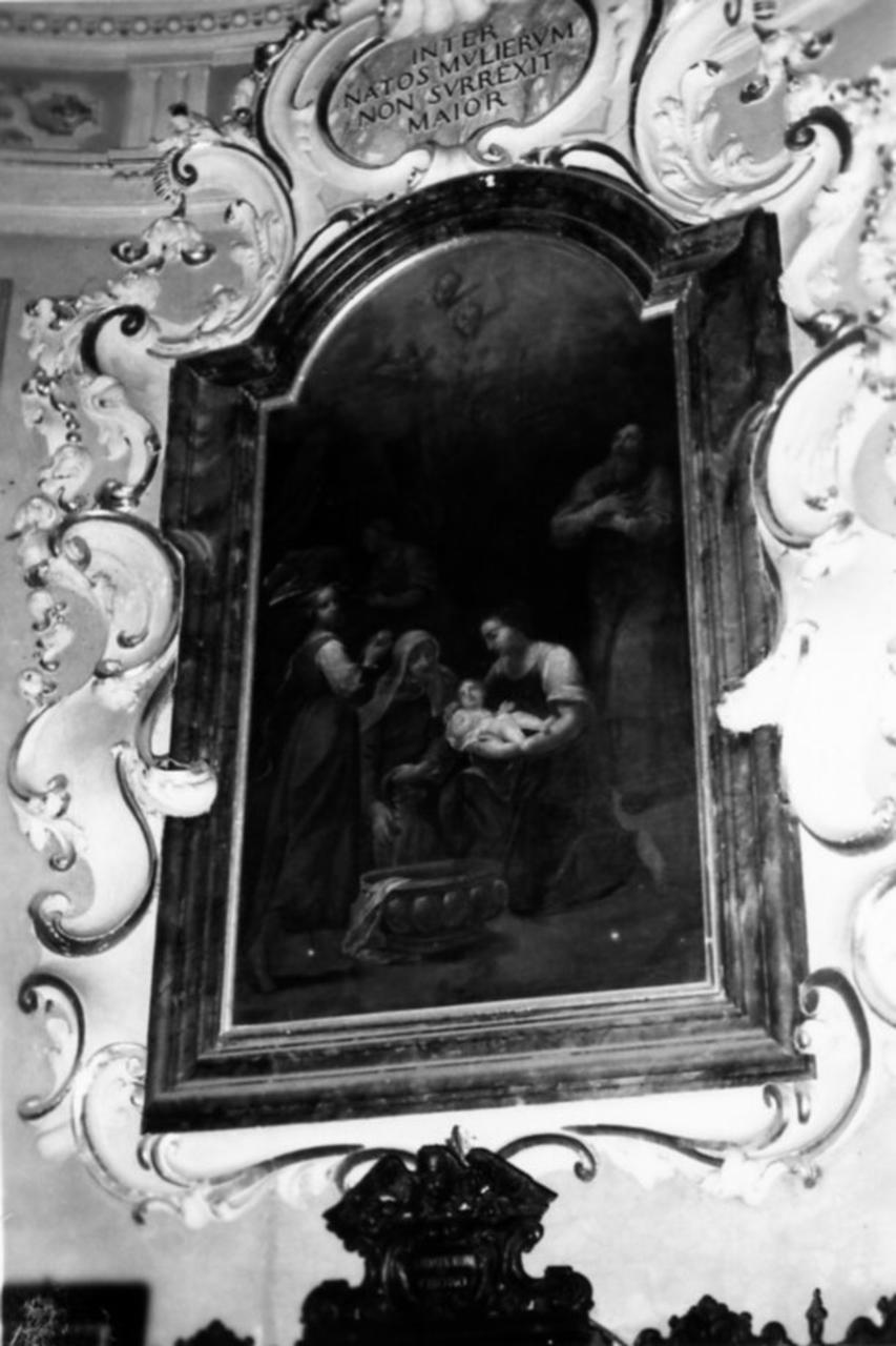 nascita di San Giovanni Battista (dipinto) di Tommasini Giovanni Antonio (prima metà sec. XVIII)