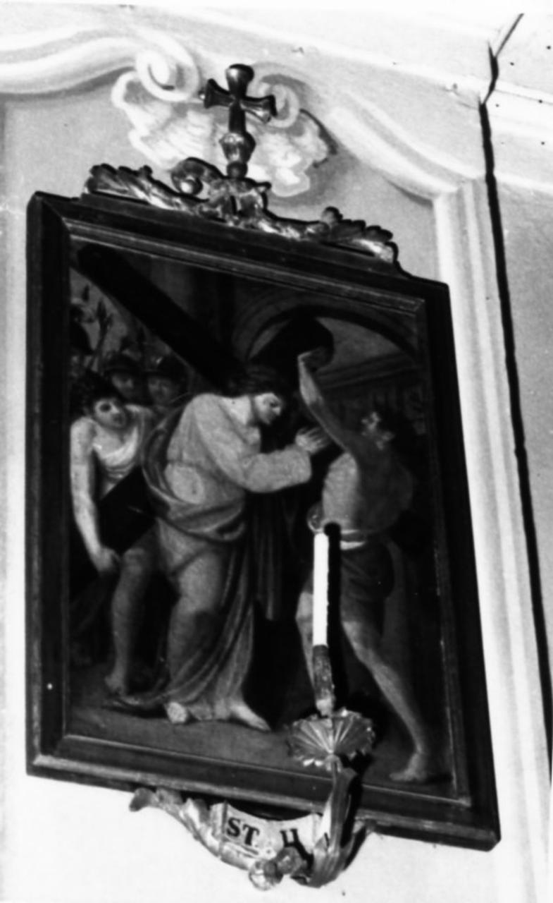 stazioni della via crucis (Via Crucis, serie) di Magnanini Biagio (inizio sec. XIX)