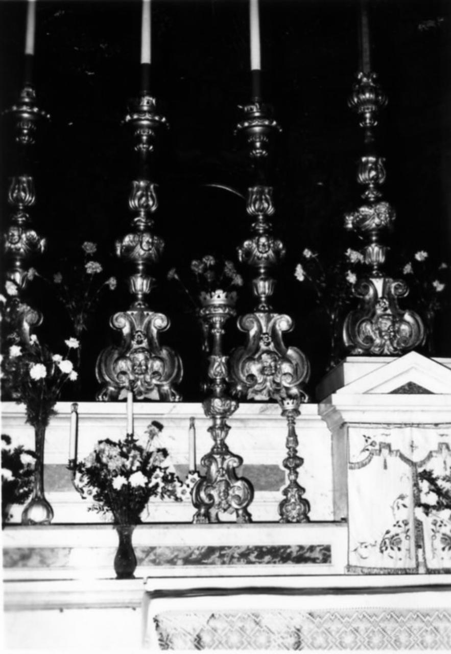 candeliere, serie - bottega modenese (inizio sec. XX)