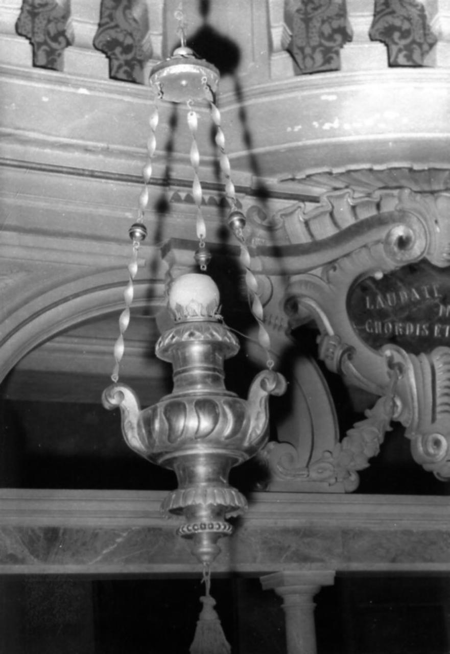 lampada pensile, serie - bottega modenese (prima metà sec. XIX)