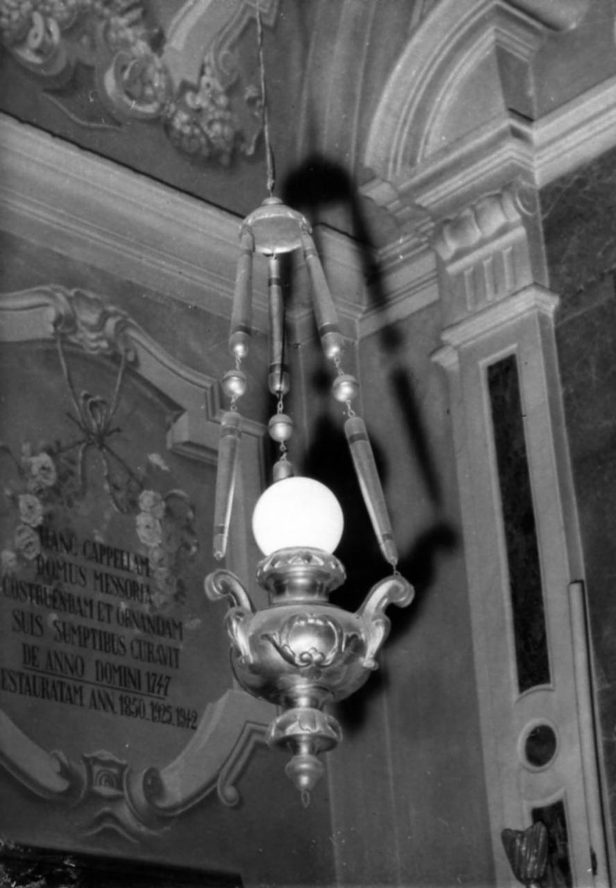 lampada pensile - bottega modenese (prima metà sec. XIX)