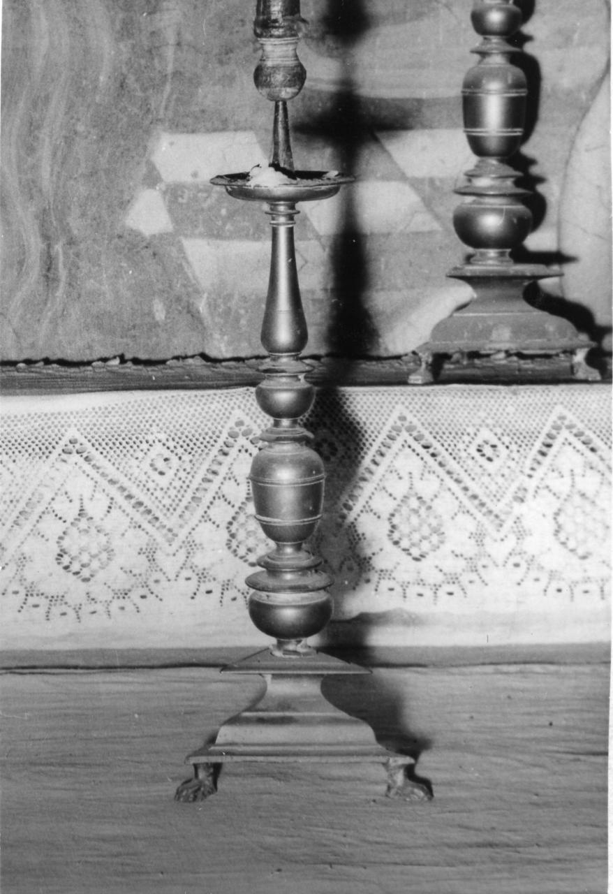 candeliere, serie - bottega emiliana (prima metà sec. XVII)