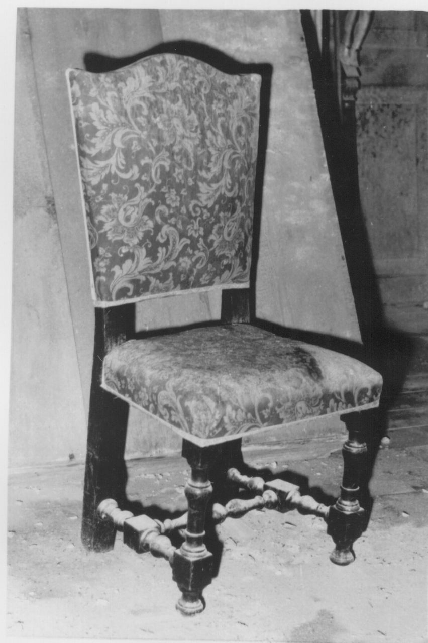 poltrona, serie - bottega emiliana (seconda metà sec. XVII)