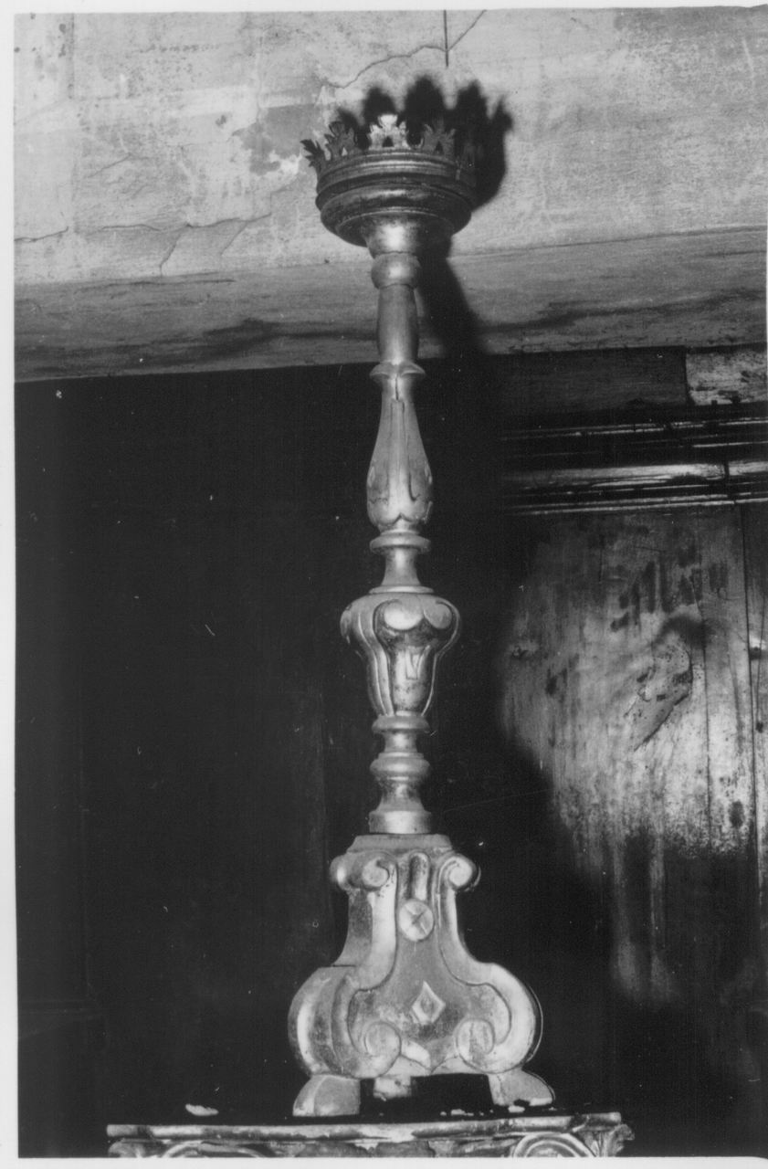 candeliere, serie - bottega modenese (seconda metà sec. XVIII)