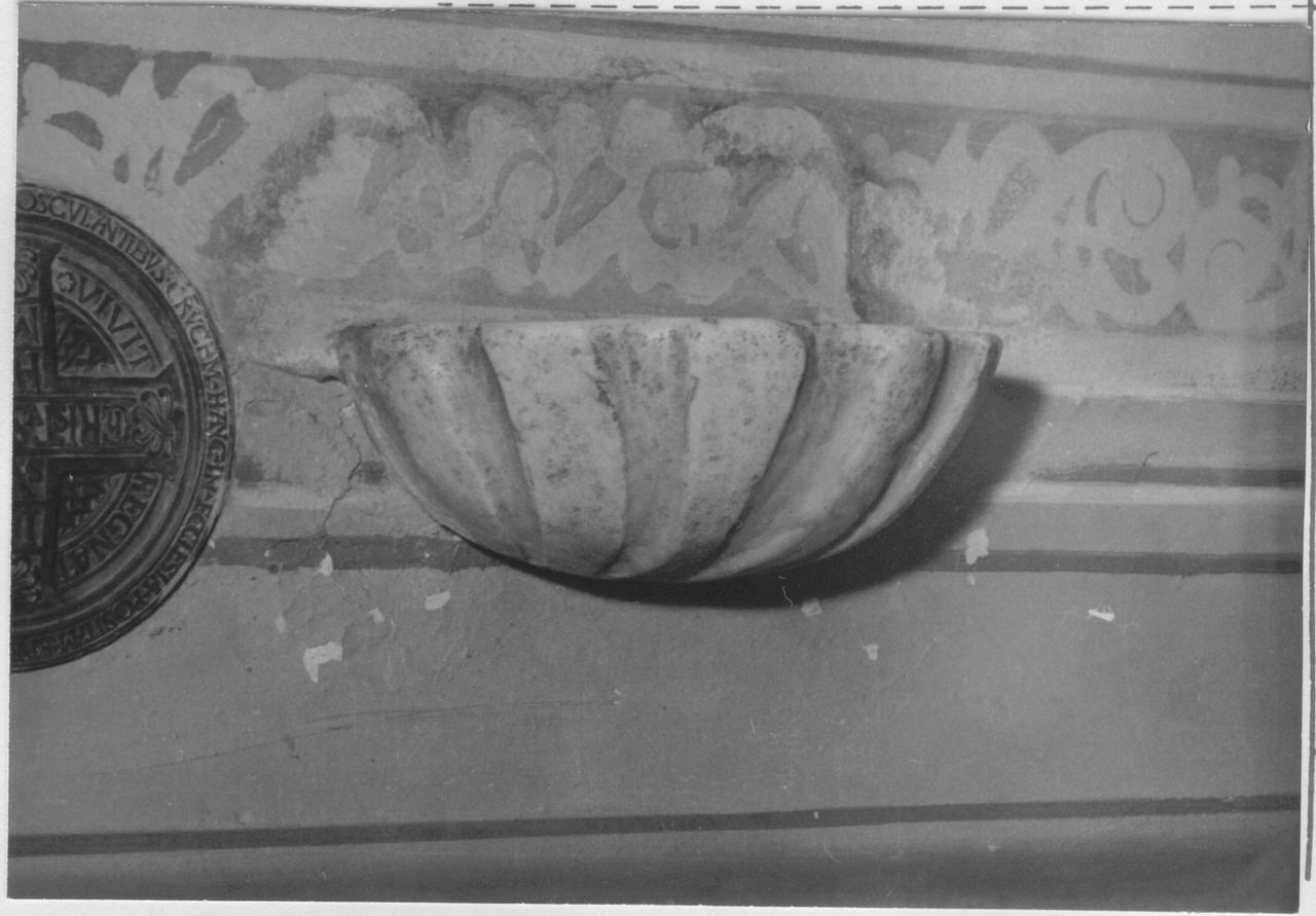 acquasantiera, serie - bottega modenese (seconda metà sec. XVIII)