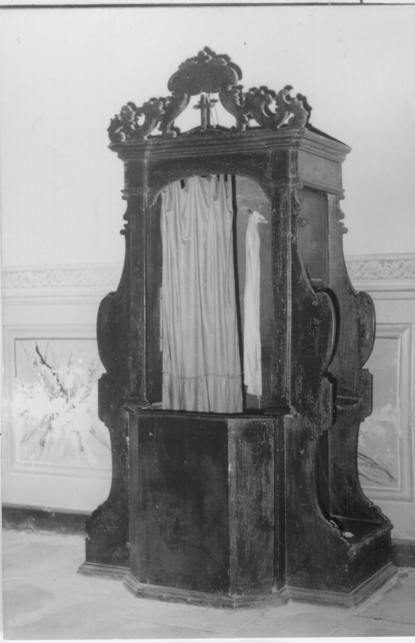 confessionale, serie - bottega modenese (prima metà sec. XIX)