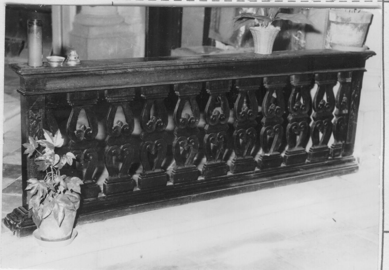 balaustrata - bottega modenese (metà sec. XIX)