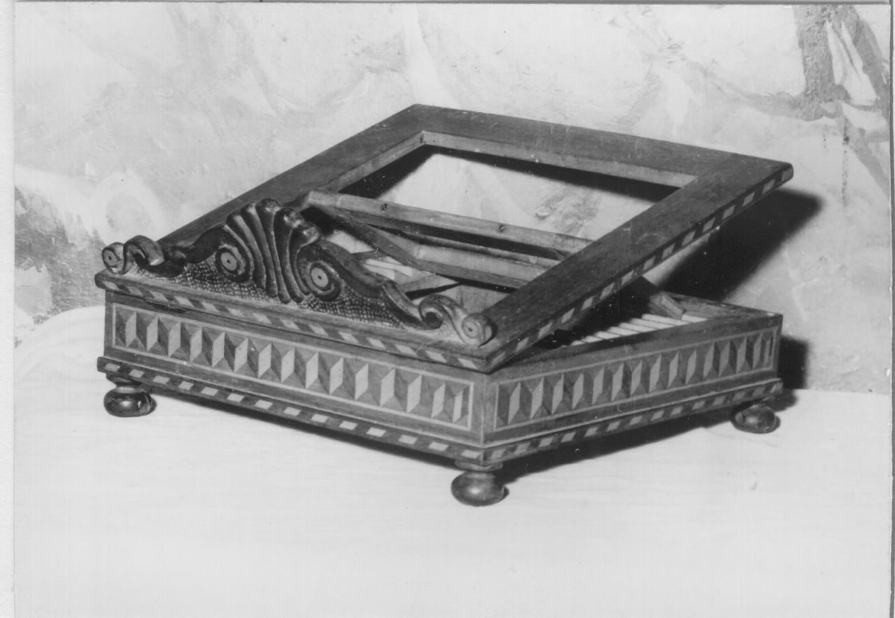 leggio - bottega modenese (metà sec. XIX)