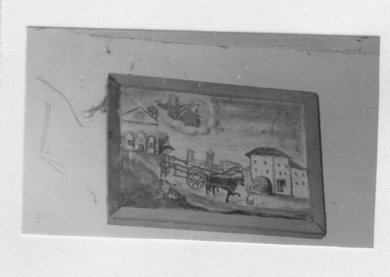 una bambina travolta da un carro (ex voto) - ambito modenese (metà sec. XIX)