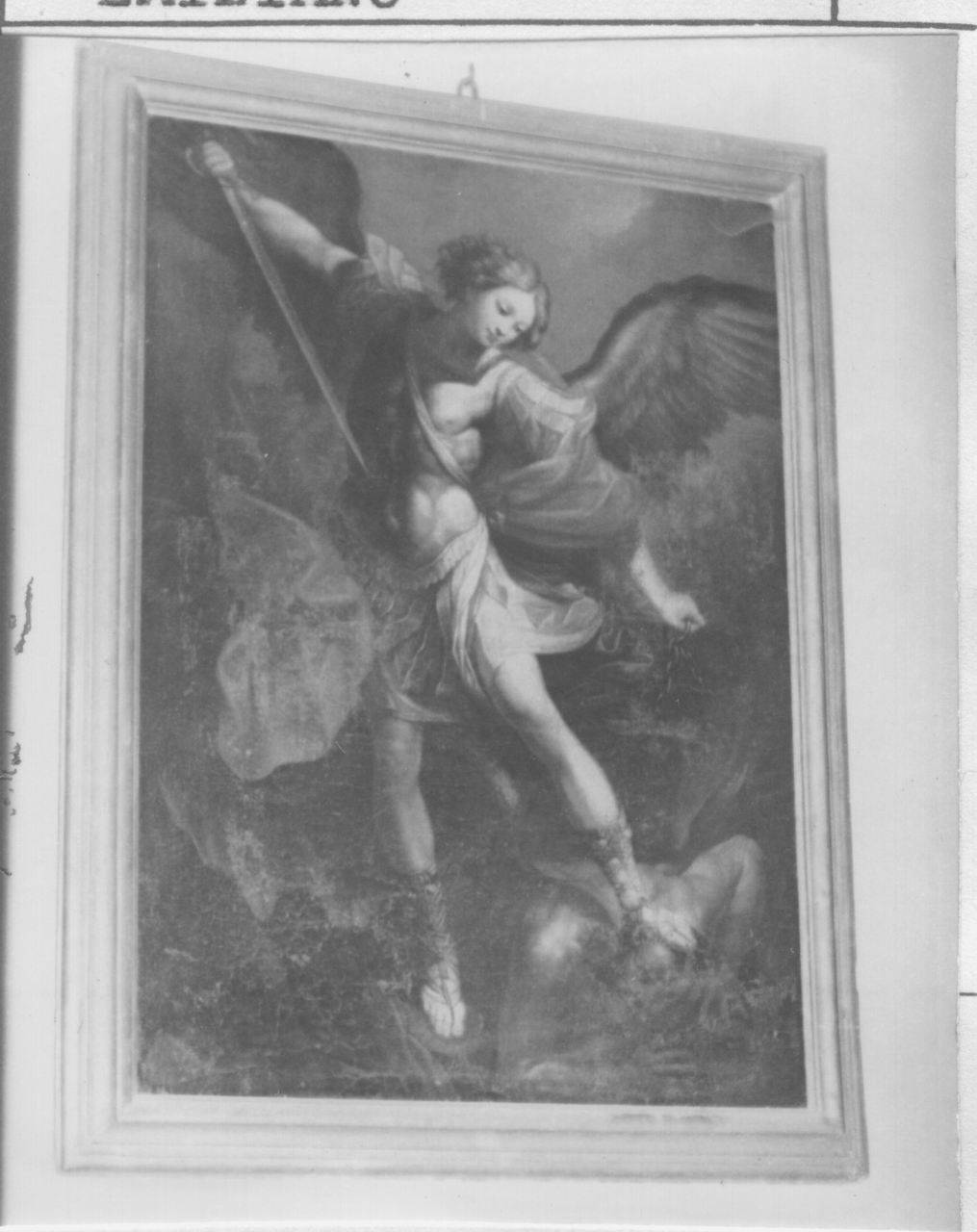 San Michele Arcangelo combatte Satana (dipinto) - ambito emiliano (seconda metà sec. XVII)