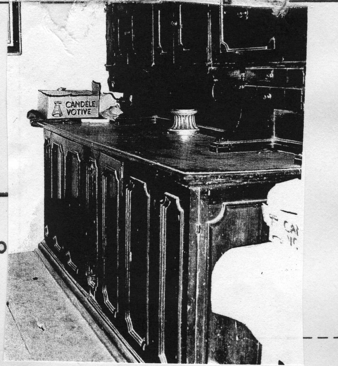credenza con alzata - bottega emiliana (inizio sec. XVIII)