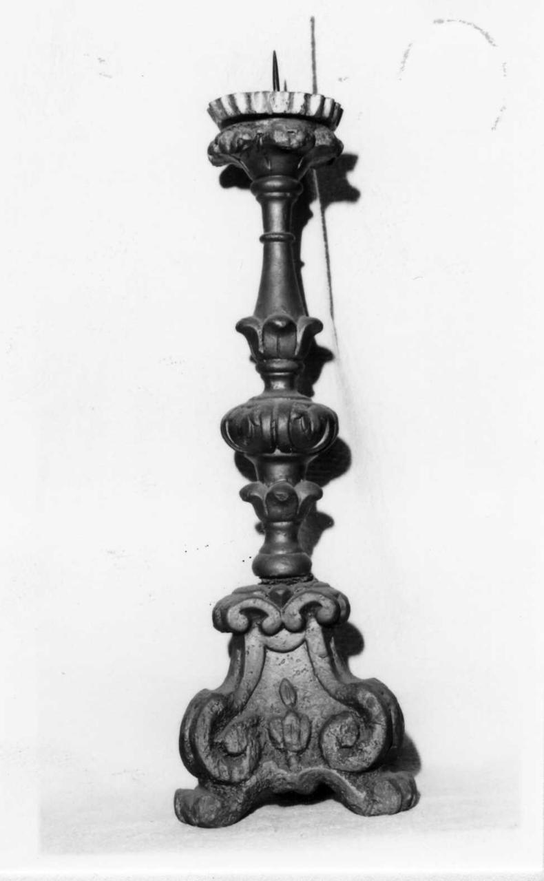 candeliere, serie - bottega emiliana (metà sec. XVIII)