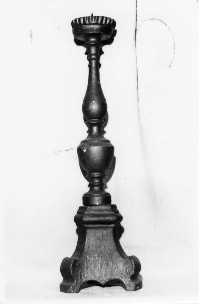 candeliere, serie - bottega modenese (seconda metà sec. XVIII)