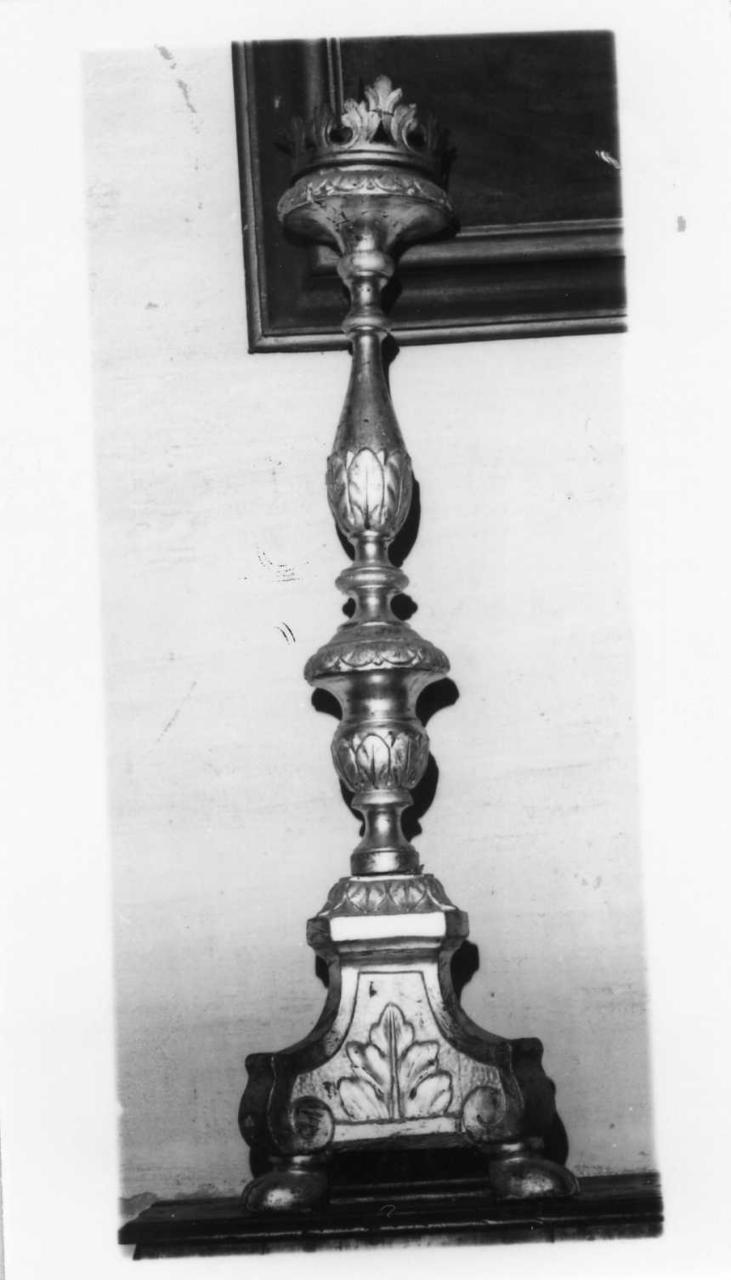 candeliere, serie - bottega modenese (prima metà sec. XIX)