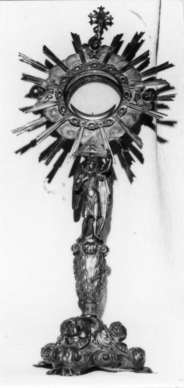 ostensorio - a raggiera - bottega emiliana (inizio sec. XIX)