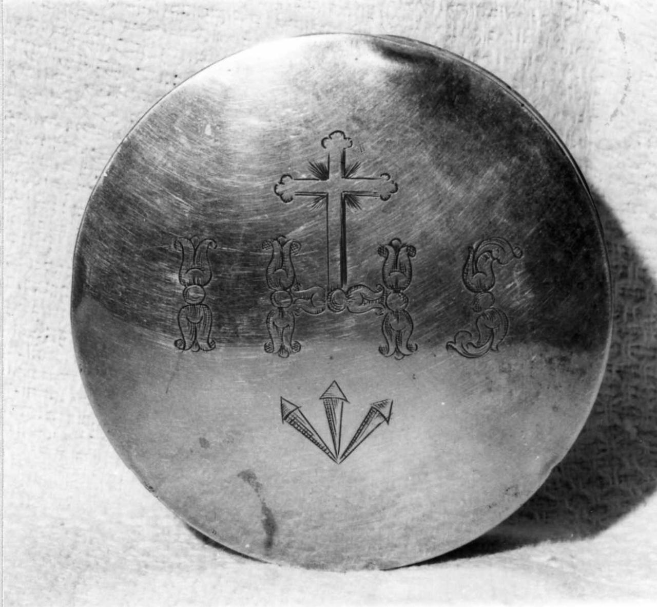 scatola per ostie - bottega emiliana (inizio sec. XIX)