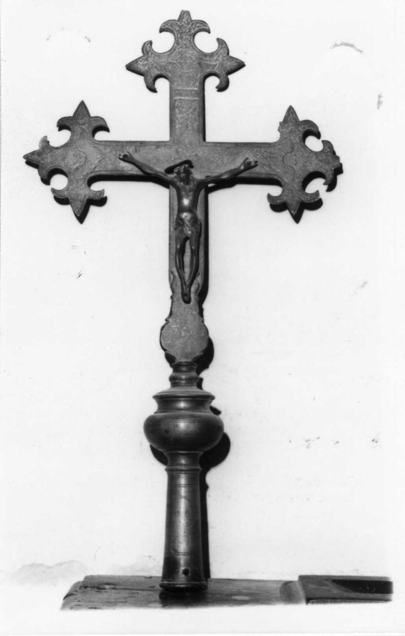 croce processionale - bottega emiliana (metà sec. XVII)