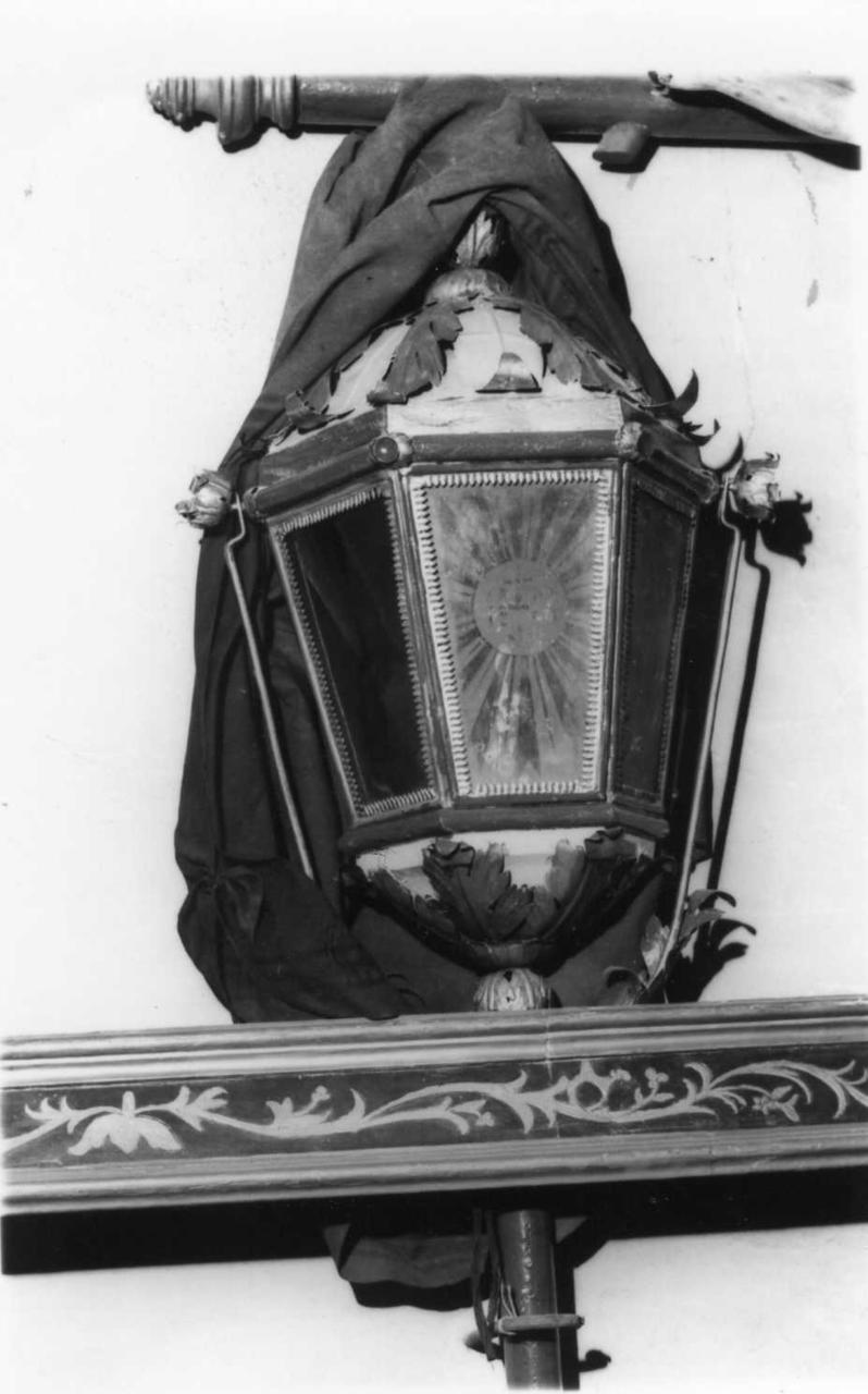 lanterna processionale, serie - bottega modenese (prima metà sec. XIX)