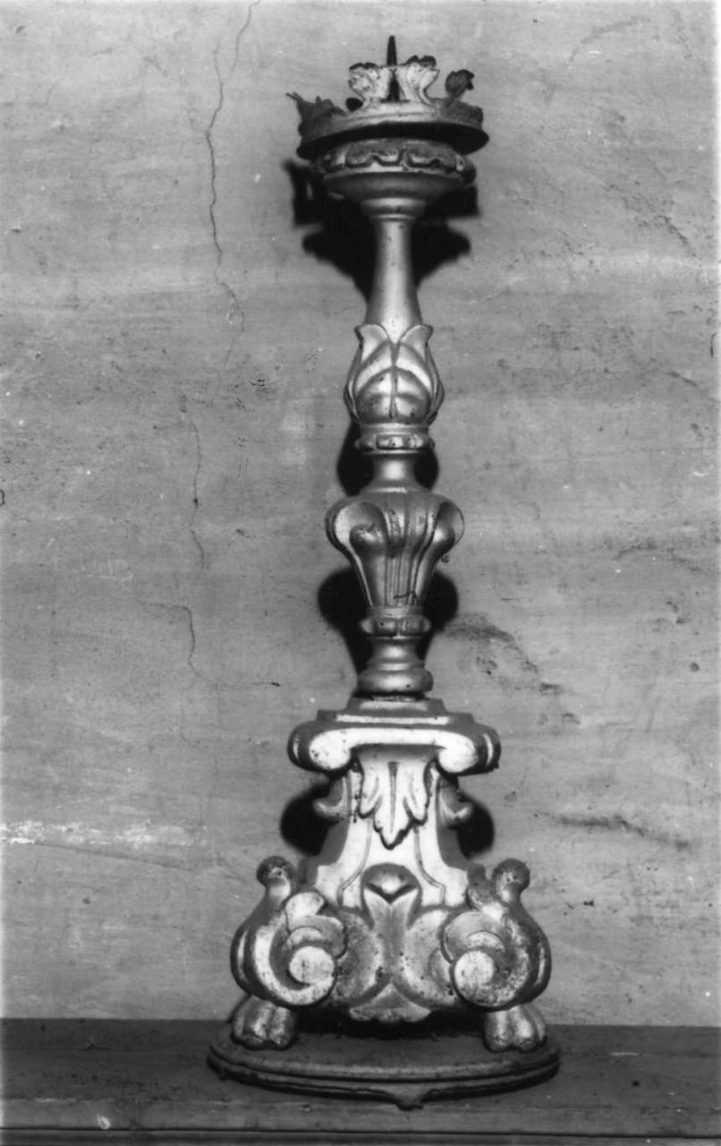 candeliere, serie - bottega modenese (inizio sec. XVIII)