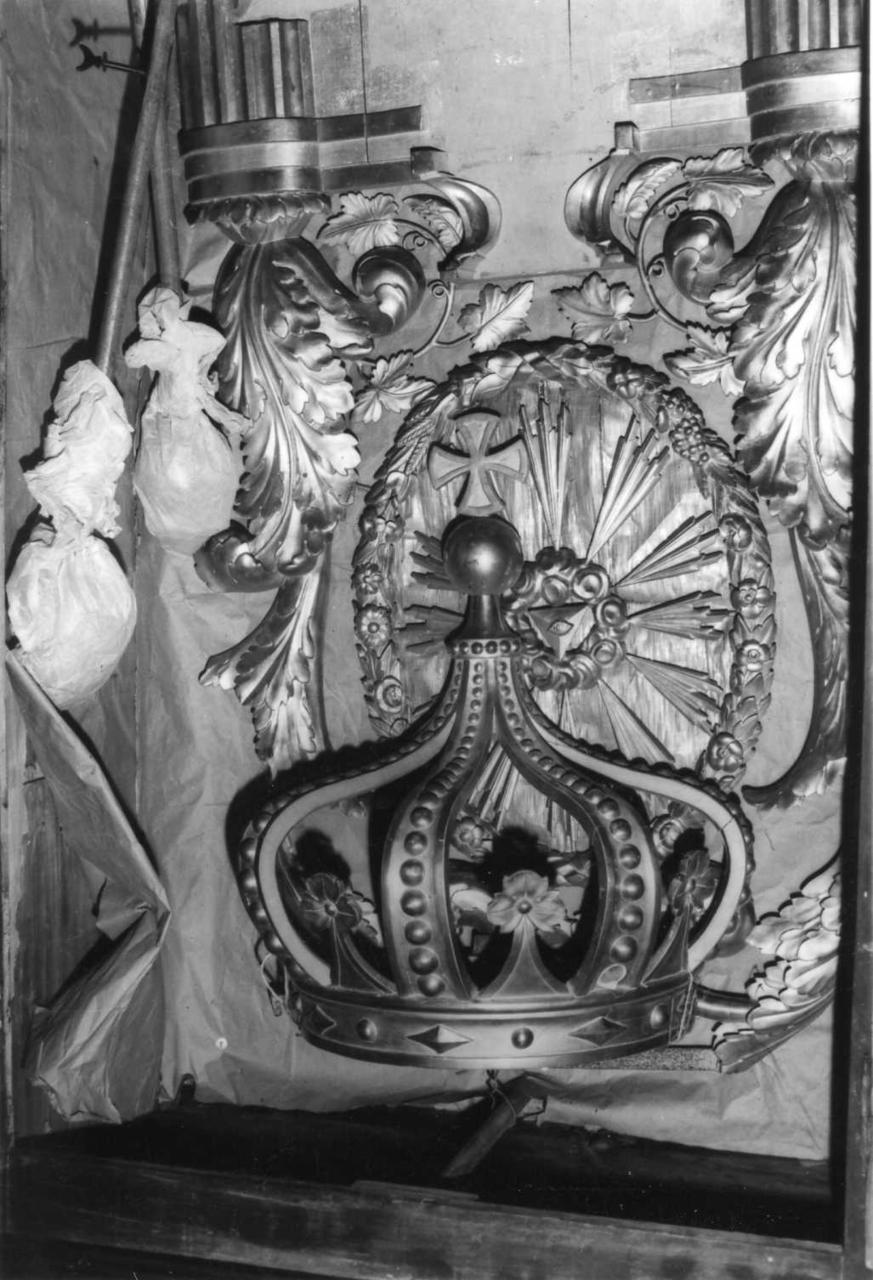 trono per esposizione eucaristica - bottega modenese (prima metà sec. XIX)