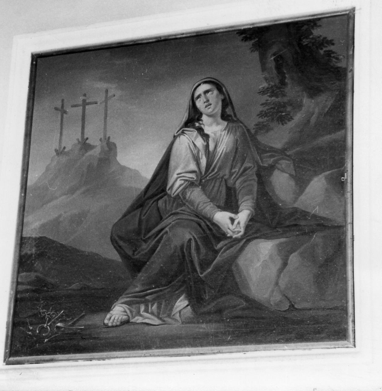 Madonna Addolorata (dipinto) di Manzini Luigi (prima metà sec. XIX)