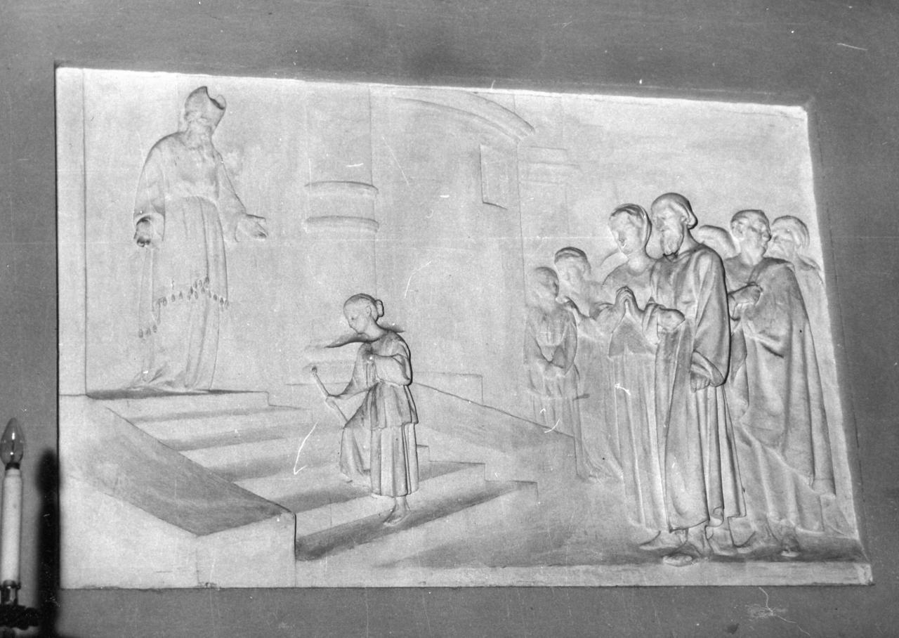 presentazione di Maria Vergine al tempio (rilievo) - bottega modenese (metà sec. XIX)