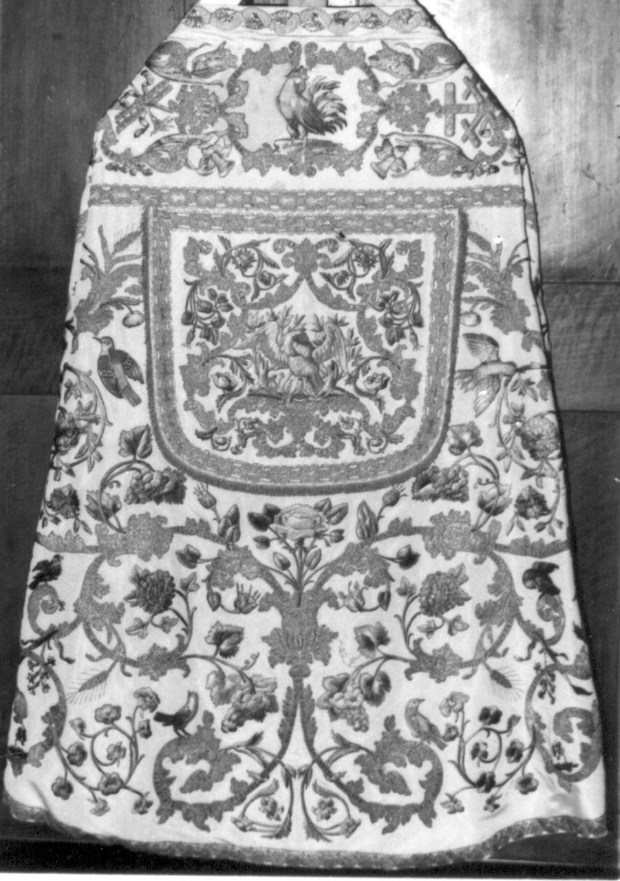 piviale - manifattura italiana (prima metà sec. XVIII, sec. XX)